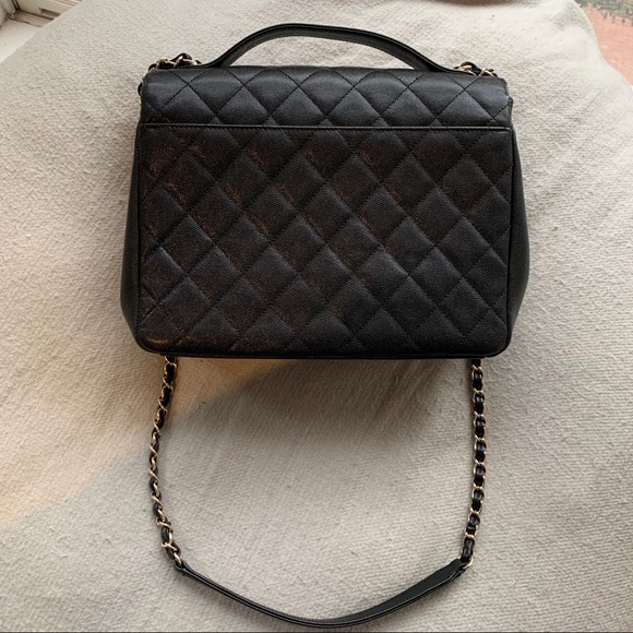 CHANEL Caviar Large Business Affinity Flap Black - Picture 5 of 8